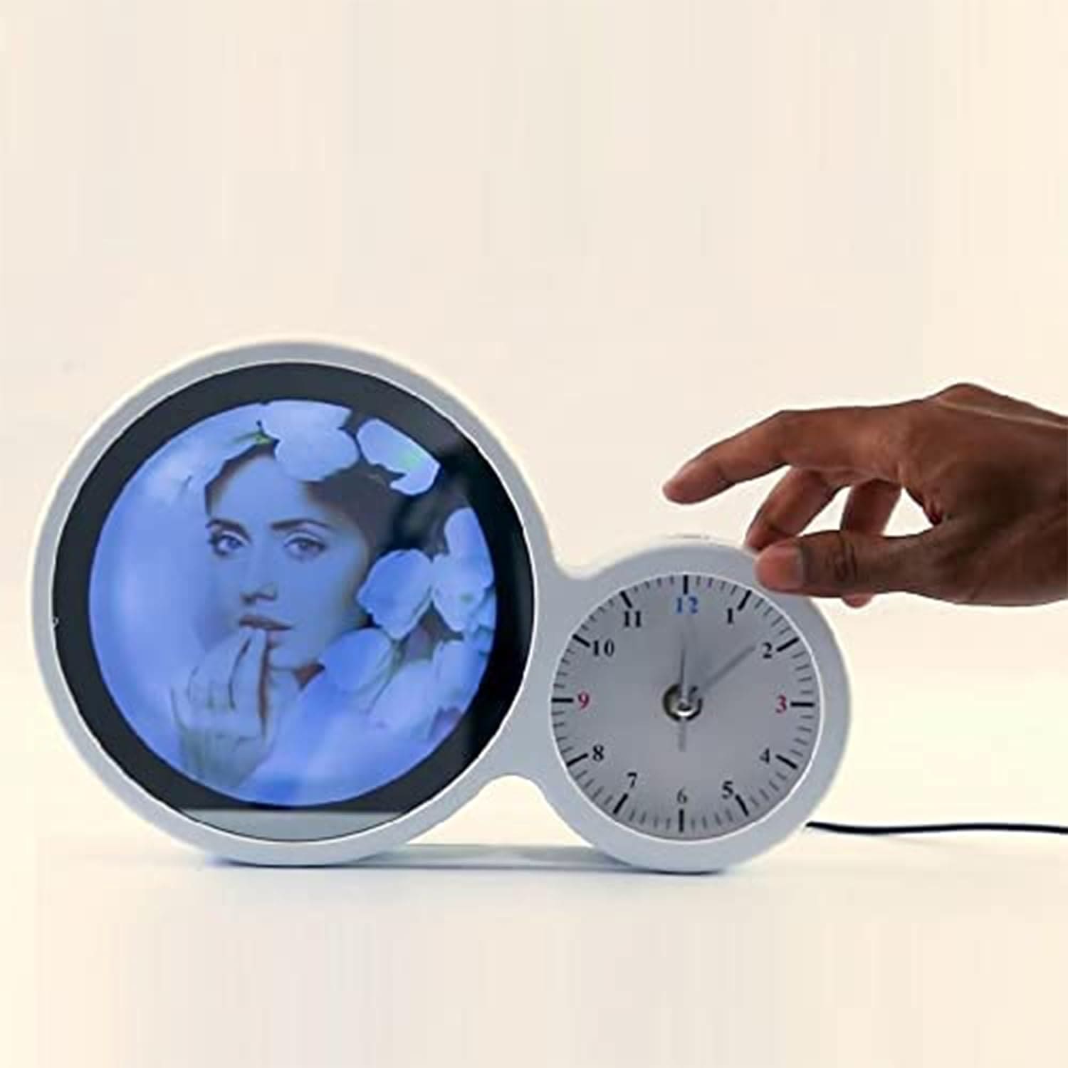Blank Magic Mirror Clock, Sublimation Alarm Clock with LED Light, Classic Home Frame Clock Decor, Multifunctional Table Clock, Desktop Watch With Home Image, Photo Frame with Clock & LED Home Decor Blank Magic Mirror Clock, Sublimation Alarm Clock with LED Light, Classic Home Frame Clock Decor, Multifunctional Table Clock, Desktop Watch With Home Image, Photo Frame with Clock & LED Home Decor